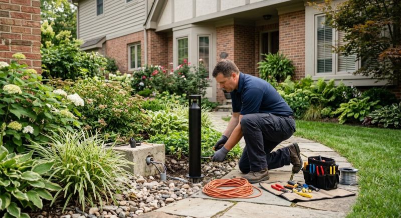 Landscape Lighting Installation in Olathe, KS