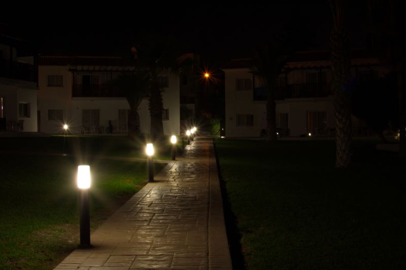 Courtyard Light Installation in Provo, UT